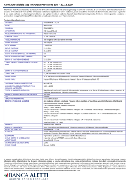 Aletti Autocallable Step ING Groep Protezione 80