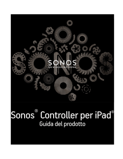 App Sonos Controller per iPad