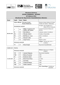 Maratona Dantesca DIVINA COMMEDIA