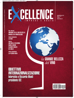 OBIETTIVO INTERNAZIONALIZZAZIONE