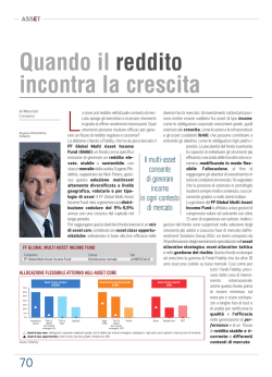 Quando il reddito incontra la crescita&rdquo;- Advisor