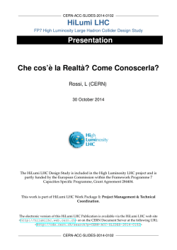 HiLumi LHC - CERN Document Server