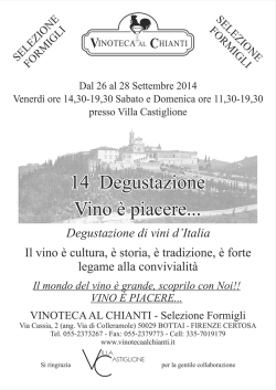 Catalogo Vini - Vinoteca al Chianti