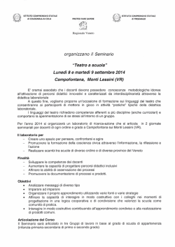 organizzano il Seminario - Ufficio scolastico di Rovigo