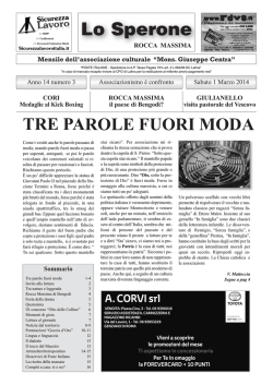scarica la versione in pdf - Associazione Culturale Mons. Centra