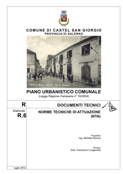 R.6 &ndash; Norme Tecniche Attuazione (Nta)