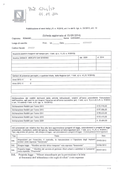 Scheda aggiornata al 15/09/2014