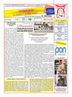 Kennedy News aprile 2014 - Istituto Comprensivo JF Kennedy