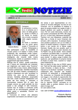 Nuovo Fedi Notizie n.11