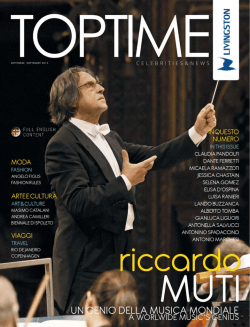 TOPTIME La Rivista / The Magazine