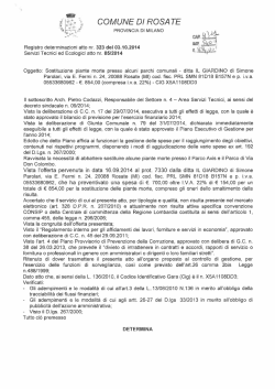 DT 323 03 10 14 SOSTITUZIONE PIANTE MORTE PRESSO