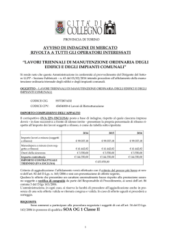 avviso - Comune di Collegno