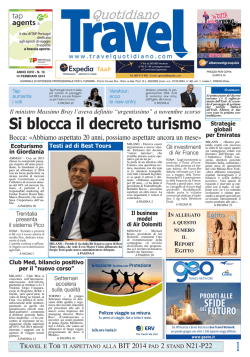 Si blocca il decreto turismo