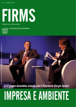 Firms giugno 2014 - Confindustria Ravenna