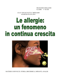 le allergie un fenomeno in continua crescita