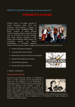 FERMENTI SONORI - Fermento Etnico
