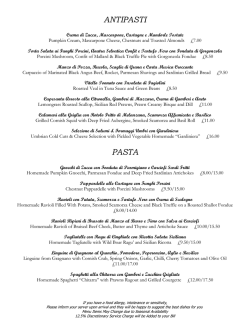 ANTIPASTI PASTA