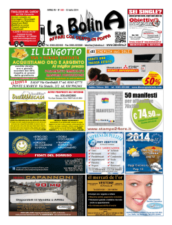 IL LINGOTTO - La Bolina