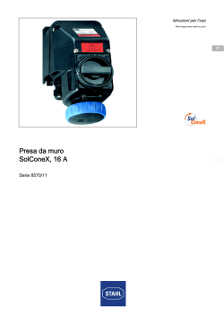 Presa da muro SolConeX, 16 A