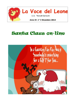 La Voce del Leone - Dicembre 2014