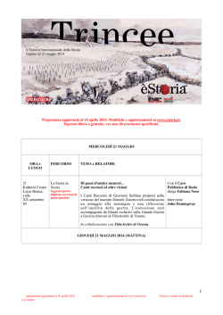 Qui potete scaricare il programma ufficiale in