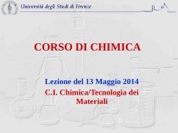 CORSO DI CHIMICA