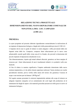 2. Relazione tecnica progettuale - Campazzo