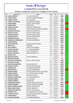 Iscrizioni + classifiche