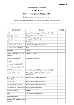 Schede offerta economica