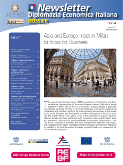 Newsletter - Ministero degli Affari Esteri