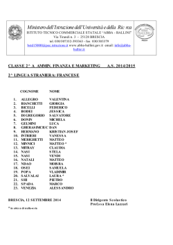 classi seconde 2014-2015 12 settembre