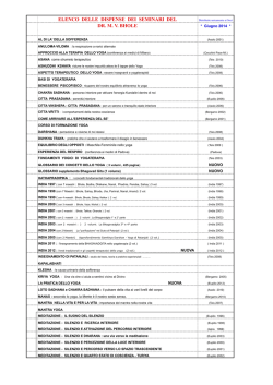 Elenco dispense disponibili
