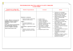 PROGRAMMAZIONE DIDATTICA ANNUALE DI ARTE E IMMAGINE