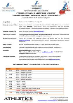 Dispositivo Tecnico/Organizzativo e Programma