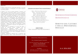 A.A. 2014-2015 - W3.UniRoma1.it