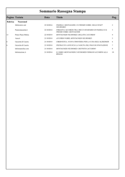 Accordo Neuromed-Montagnier rassegna stampa 2