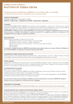 MATTONI IN TERRA CRUDA