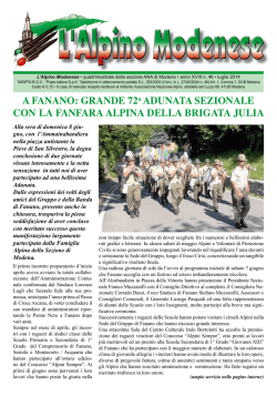 Luglio 2014 - Sezione Modena