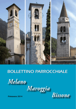 Bollettino Primavera 2014