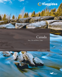 Canada Viaggidea Estate 2014