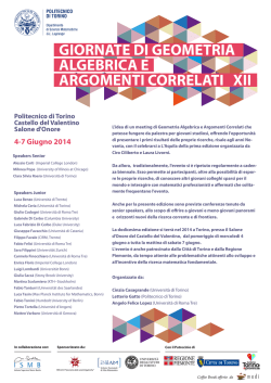 Locandina - Dipartimento di Matematica