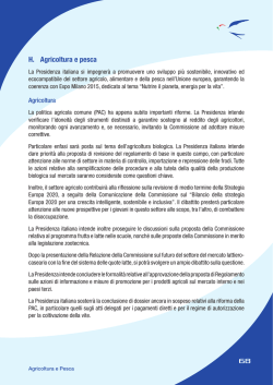 Programma Semestre_Agricoltura e Pesca