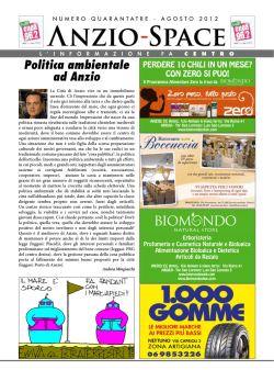 Politica ambientale ad Anzio