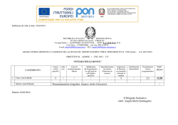 graduatoria esperti definitiva - Scuola Media Statale Virgilio di Patern&ograve;