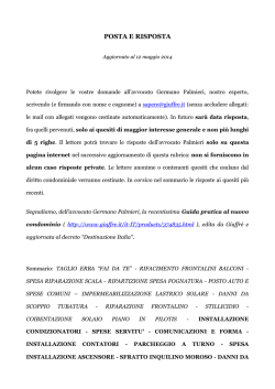Aggiornato al 12 maggio 2014