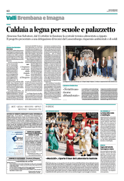 Caldaia a cippato ad Almenno