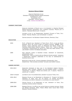 Curriculum (English version) - Universit&agrave; del Piemonte Orientale