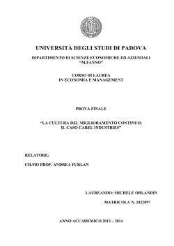 Documento PDF - Universit&agrave; degli Studi di Padova