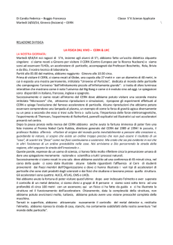 Relazione di Francesca Boggio e Federica di Candia