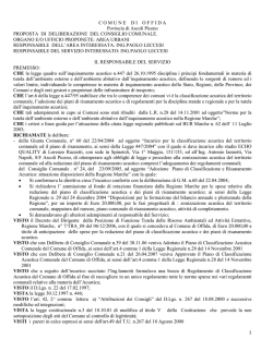 Regolamento - Comune di Offida